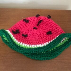 Watermelon Hand Crochet Baby Hat